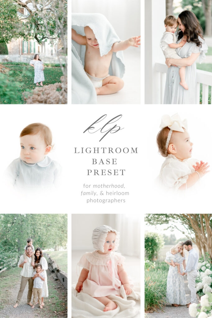 Light and airy Lightroom preset