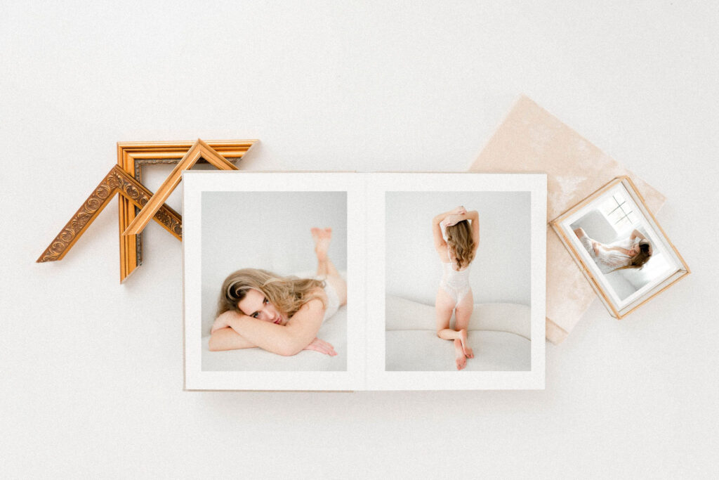 Boudoir photo album as a Valentine's Day Gift for Him